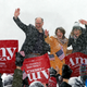 Image for article titled Amy Klobuchar fans braved a blizzard to watch her 2020 US presidential bid announcement